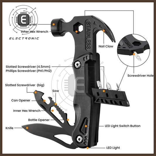 ShopGlobalTrends™ HammerPro 14-in-1 Multi Tool