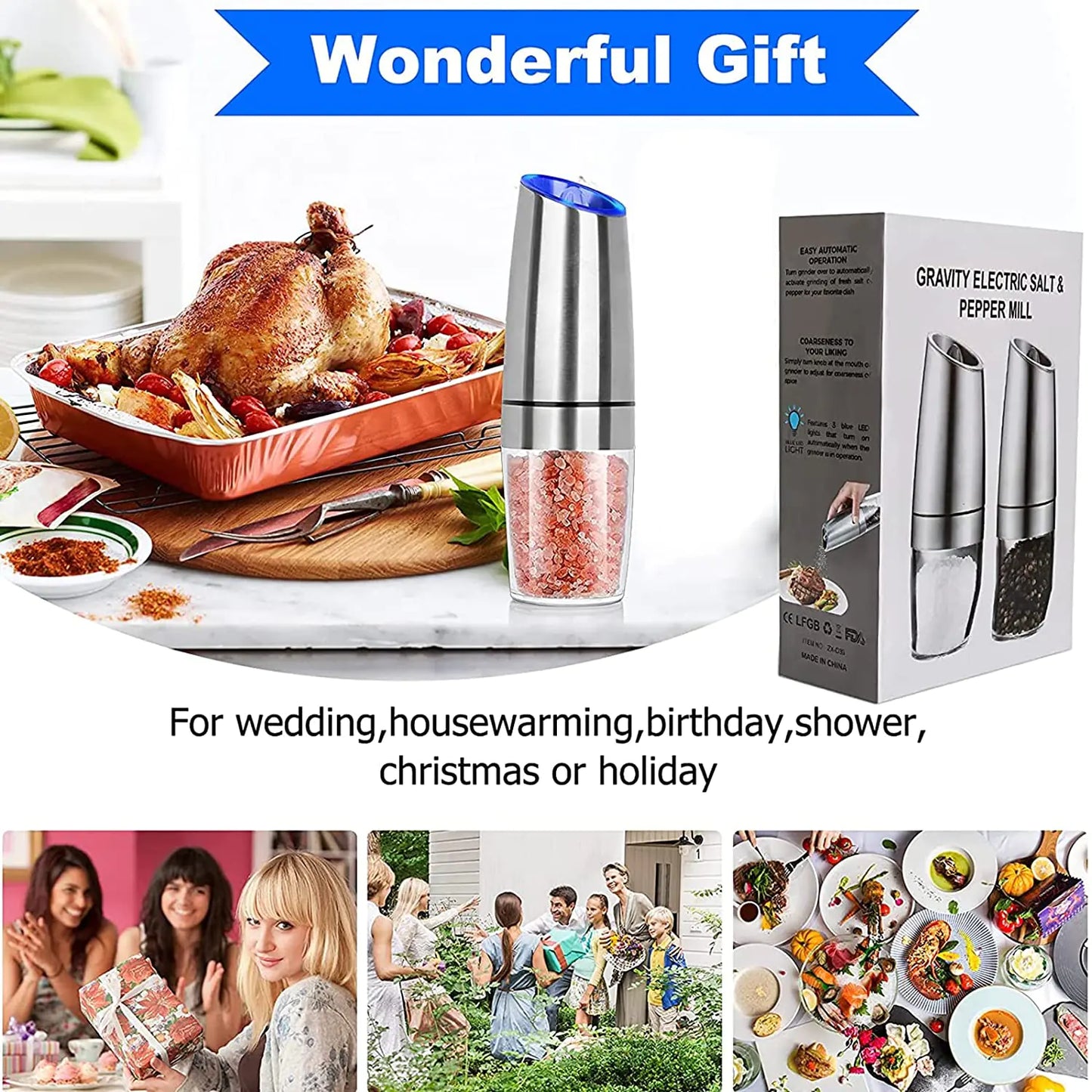 ShopGlobalTrends™ Electric Pepper Mill