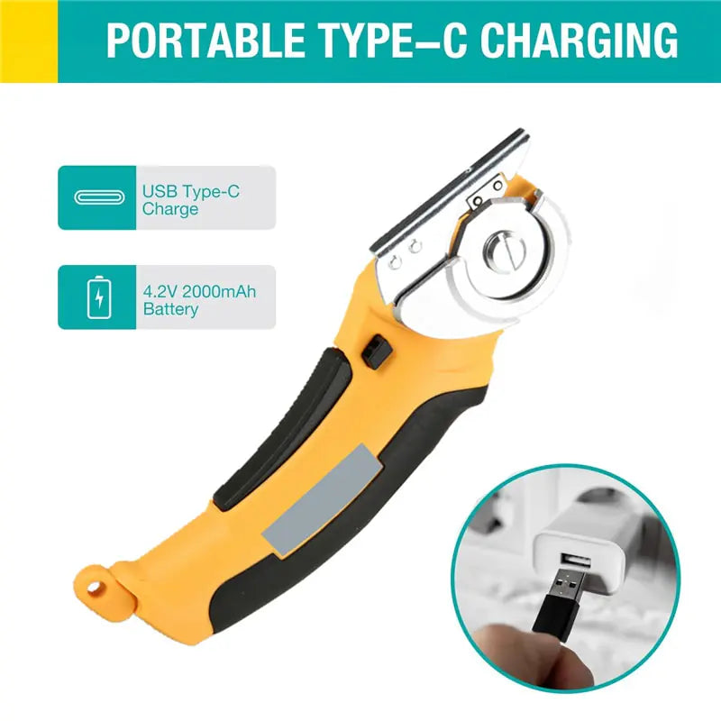 ShopGlobalTrends™ Rechargeable Cordless Electric Scissors